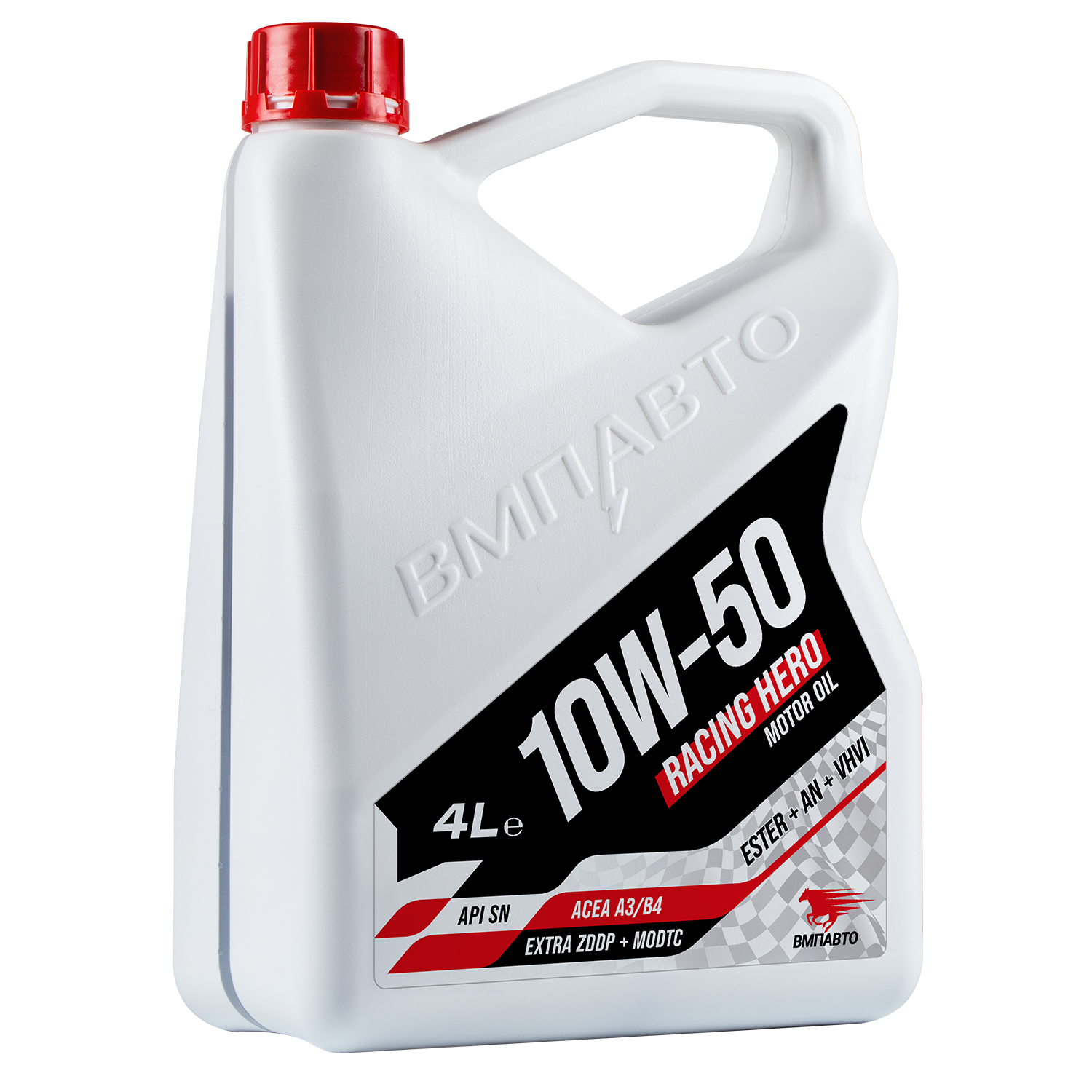 Моторное масло RACING HERO 10W-50 API SN A3/B4