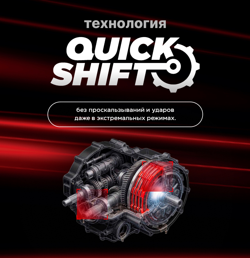 MOTO CORE: что скрывается за технологией Quick Shift?